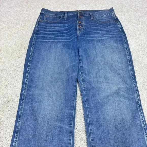 J.Crew Jeans Vintage Straight Blue 4 Button Fly Pockets Women’s Size 30 - Picture 6 of 13